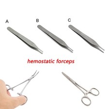 Dental Instruments Microhandle Mosquito Unhook Pliers  Forceps Straight Hemostat