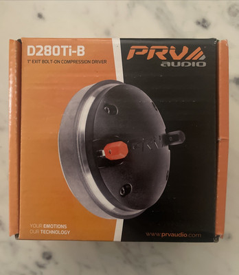 PRV Audio D230Ti-B 1  Titanium Compression Driver 8Ω 60W   Pair (2)