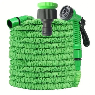 Outdoor Expandable Flexible Garden Water Hose Magic Pipe 25/50/75/100/125ft