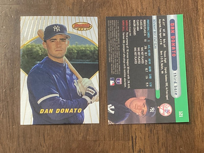 DAN DONATO - 1996 BOWMANS BEST - NEW YORK YANKEES - ROOKIE CARD #121