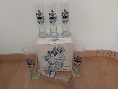 Maisel's Weisse 6x0,5 L Weizengläser, Motiv: Frohe Weisse Weihnachten, Neu !!!