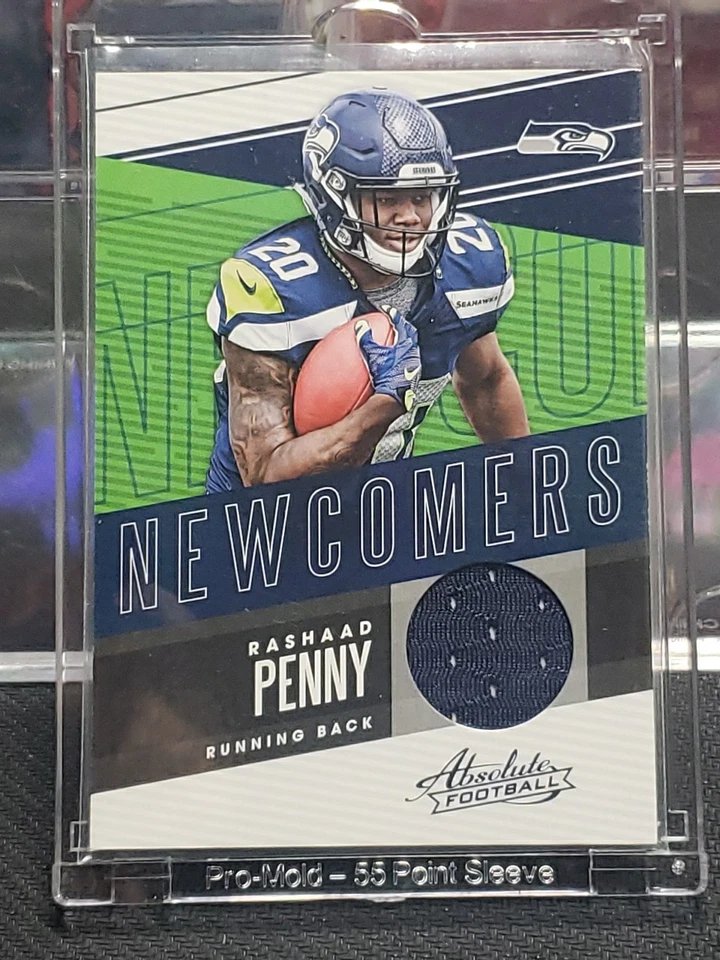 Rashaad Penny - 2018 Panini Absolute Football - Rookie Jersey Patch Card - Image 2 of 4