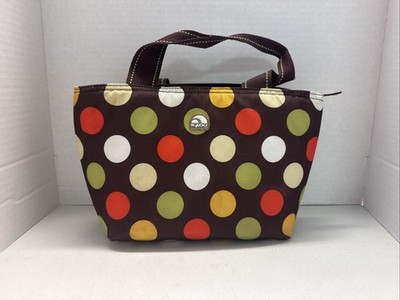 Igloo Insulated Lunch Bag Tote Polka Dot Cooler Bag Soft Cooler Zip Top Cute m20