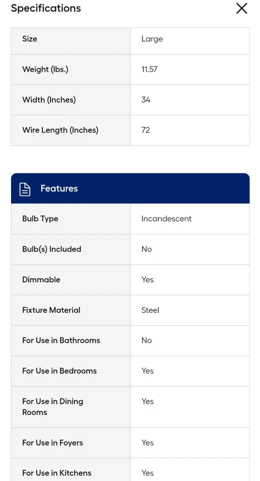 Progress Lighting Bisset 5 -Light White Coastal For Use in Bedrooms, Dining Room - Image 3 of 4