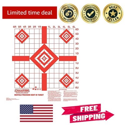 Redfield Style Precision Sight-In Target Pack - Enhance Your Shooting Accuracy