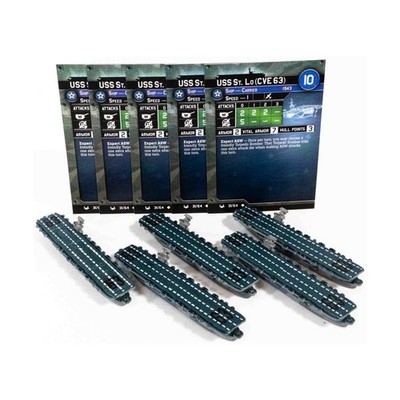 WotC Axis & Allies CMG Base Set USS St. Lo (CVE 63) (U) x5 NM