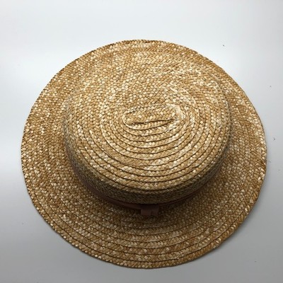 Divided By H&M Straw Hat Womens Sz M/56 Pink Ribbon | eBay display picture 3