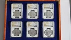 2021 $1 Morgan and Peace Silver Dollar 6pc Set NGC MS70 100th Anniversary Label