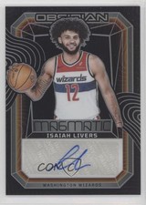 2023-24 Panini Obsidian Magmatic Signatures 6/149 Isaiah Livers #MS-LIV Auto 0c3