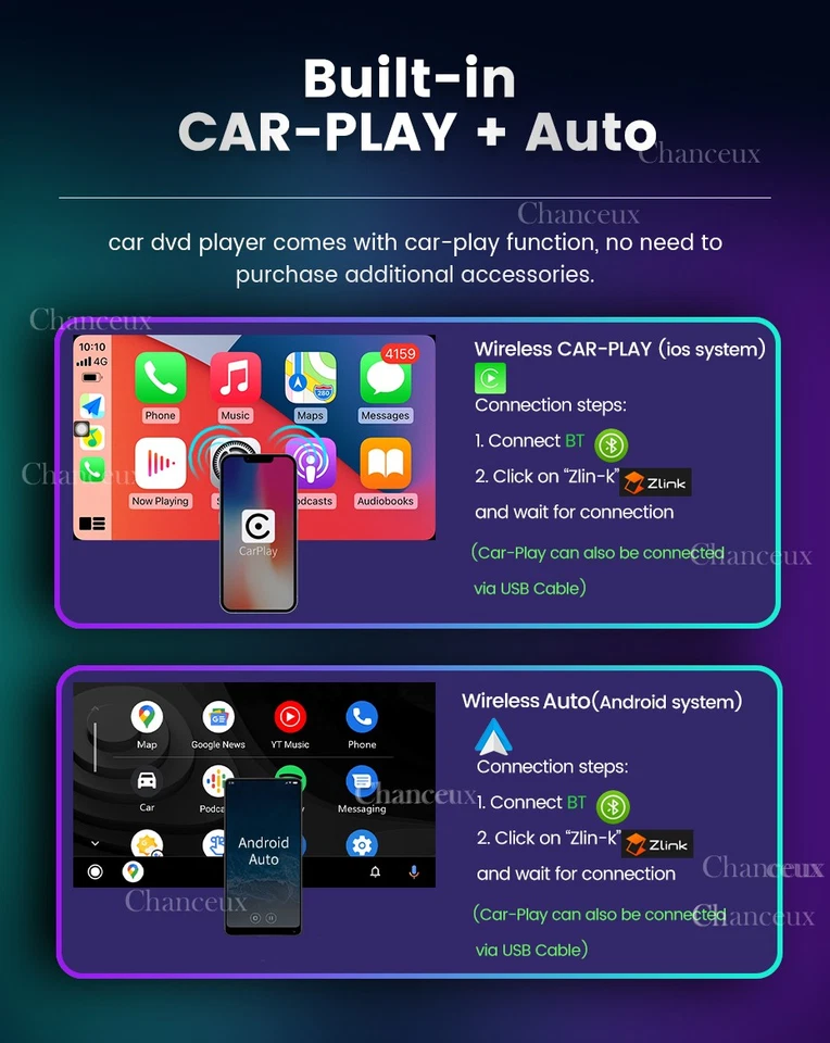 9"Android Head Unit Carplay Radio GPS SATNav DAB For Suzuki Cultus Celerio 14-24 - Image 3 of 4