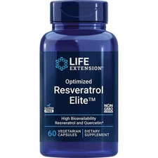 Life Extension Optimized Resveratrol Elite 60 Veg Caps