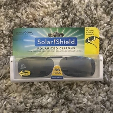 Gentle Grip Solar Shield Polarized Clipons 56 RecA
