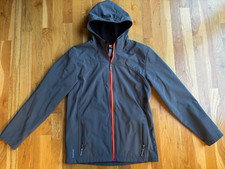 Champion C9 Jacket Youth Boys Size X-Large 16-18 Gray Full Hooded Fleece Lining