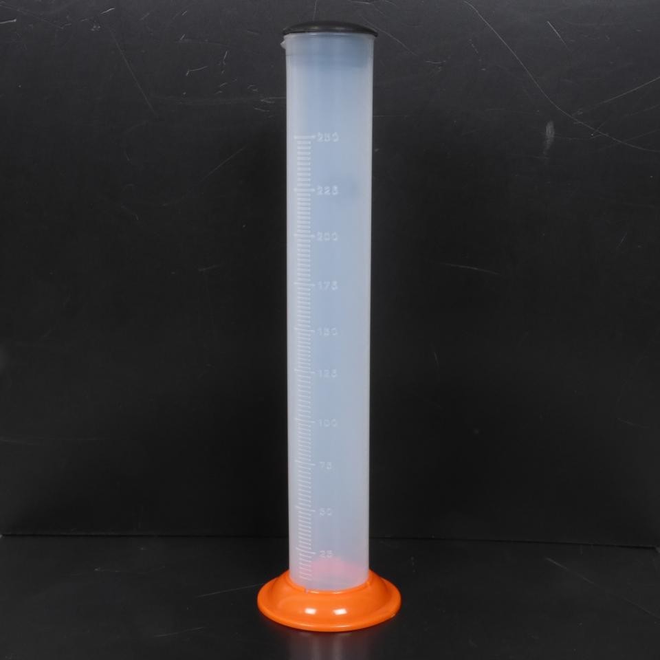 Tube doseur gradué 250 mL avec repères de mélange 2T pour scooter