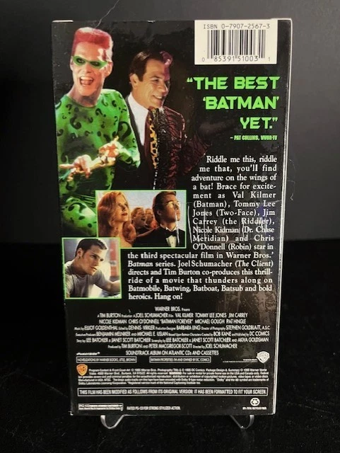 Batman Forever (1995) VHS – New Factory Sealed - Image 2 of 3