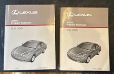 2002 Lexus ES300 Repair Manual Set Vol 1 & 2 OEM RM911U1 RM911U2