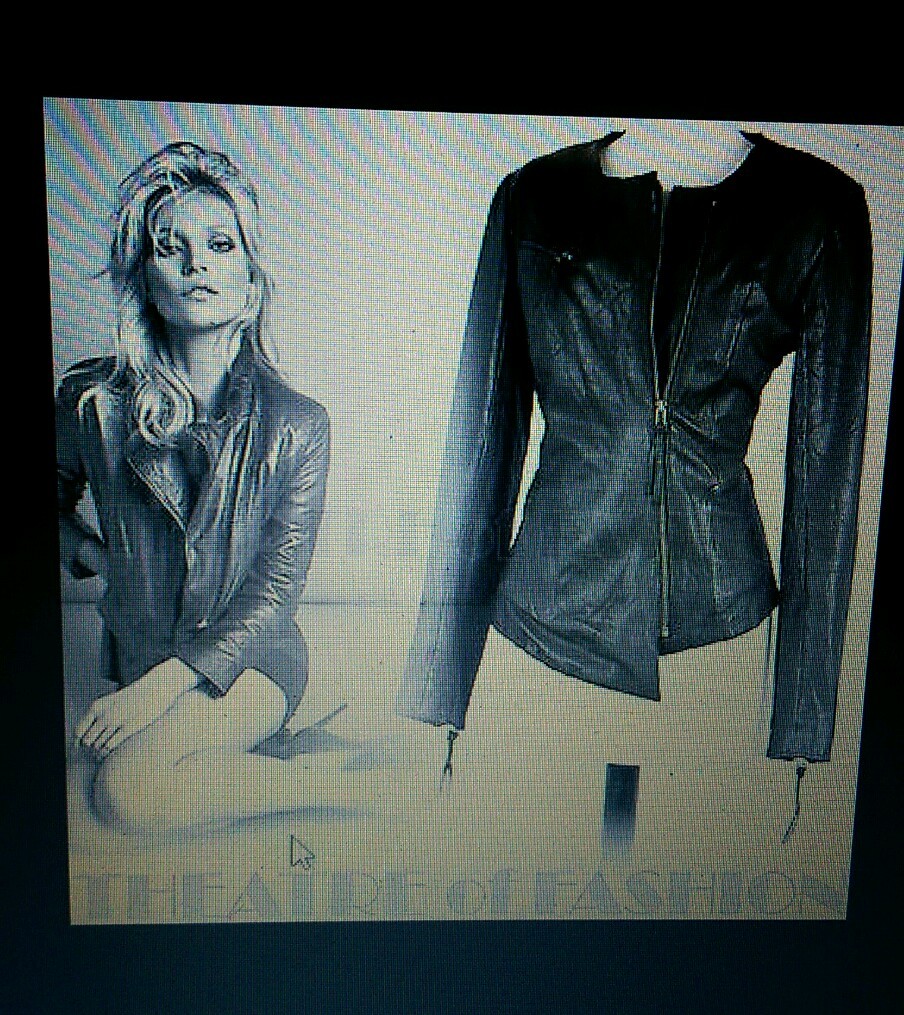 Kate Moss Topshop Real Leather Jacket sz 10 | eBay