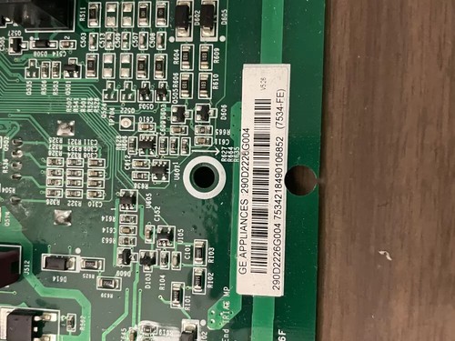 GE WH22X36498 290D2226G004 Washer Control Board AZ93300 | Wm757 - Picture 3 of 4