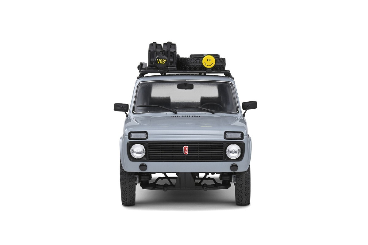1980 LADA NIVA VLADA 4X4 GRAY RUSSIAN SUV 1:18 by SOLIDO S1807302