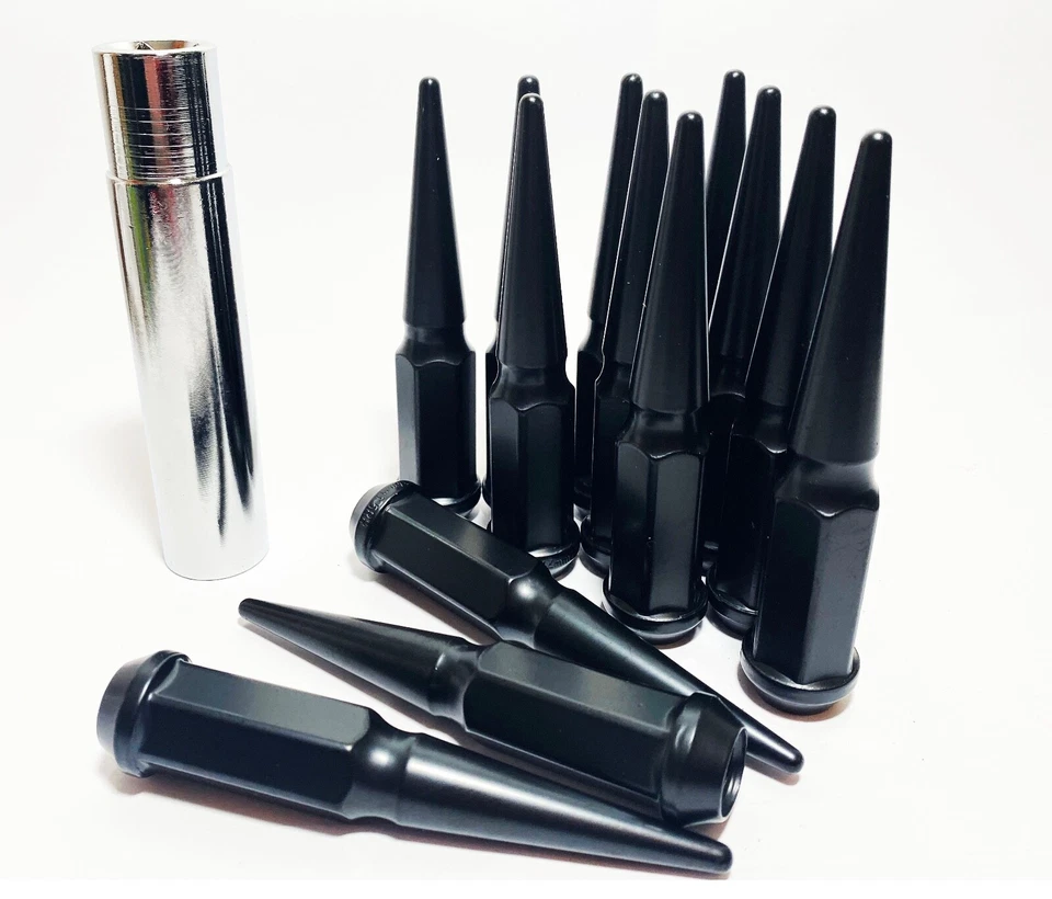 FIT MERCURY MOUNTAINEER MONTEGO MARAUDER SPIKE LUG NUT CONE SEAT 1/2-20 BLACK 20 - Image 2 of 4