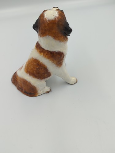 RON HEVENER SIGNED 1993 FIGURINE OF A SAINT BERNARD DOG, # 031 - Picture 3 of 7