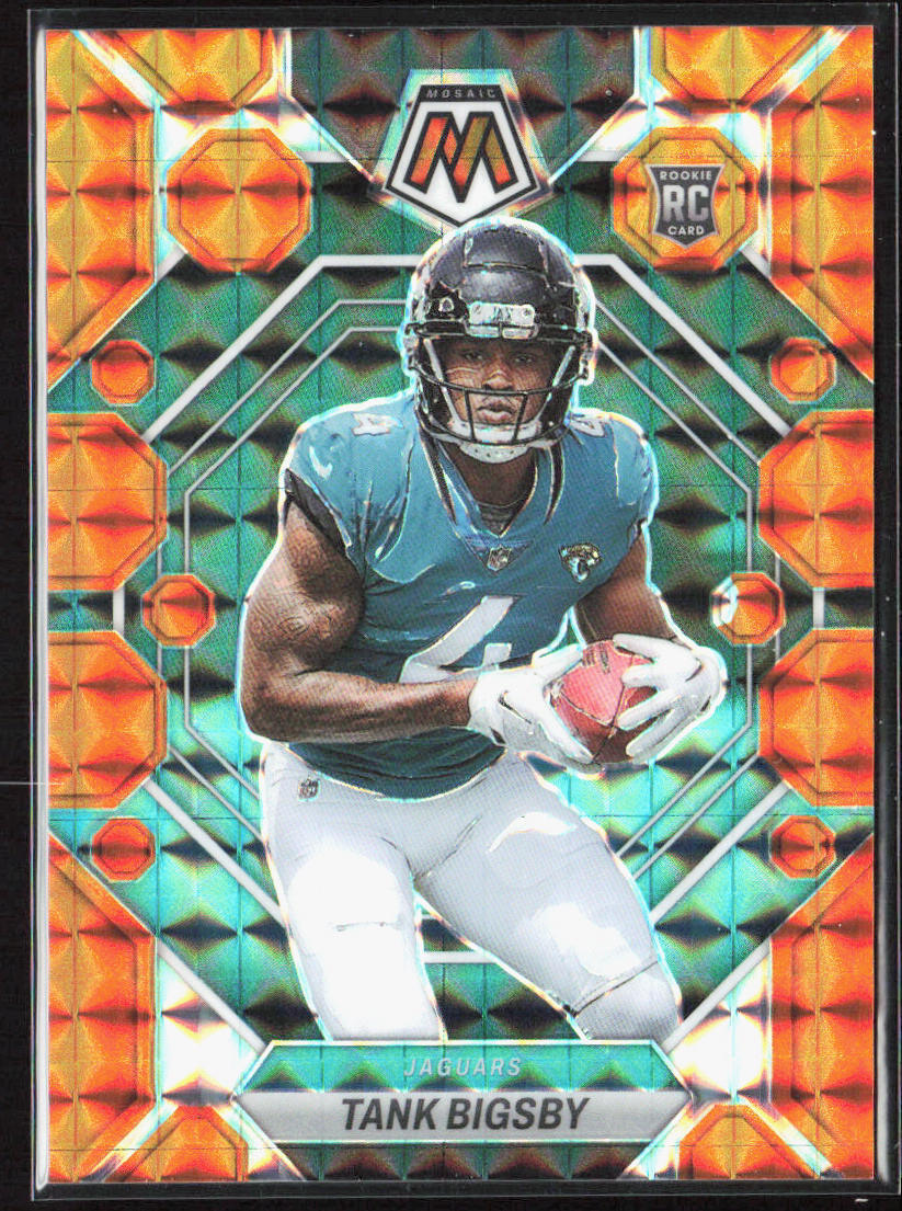2023 Panini Mosaic Tank Bigsby Orange Prizm Rookie /199 #364 Jaguars
