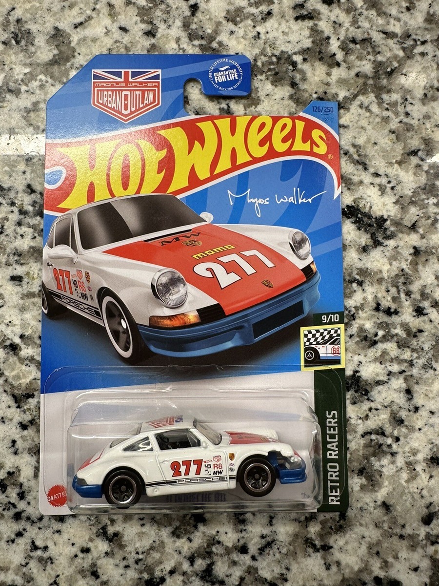 Hot Wheels 1/64 – 1971 Porsche 911 Door Slammers, Rouge, édition Magnus Walker