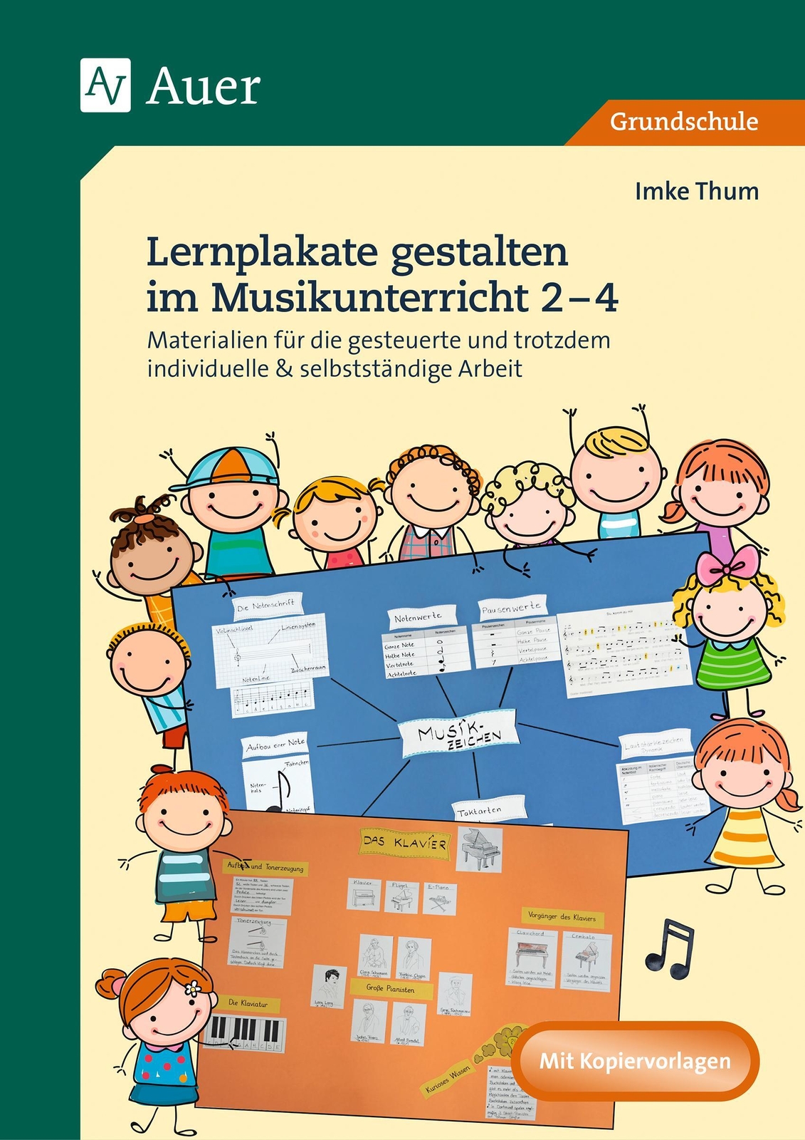 Thumbnail - Lernplakate Gestalten Musikunterricht 2-4 Imke Thum Broschüre 80 S.