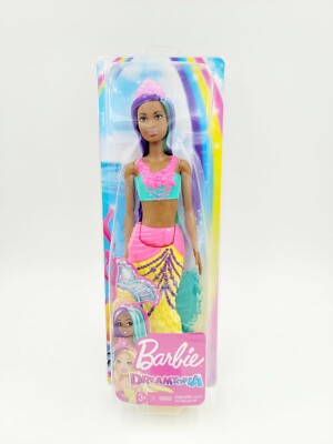 Barbie African American Dreamtopia Mermaid Doll Teal and Purple Hair  12-inch - Main Image