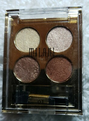 MILANI Eyeshadow Fierce Foil Eyeshine Palette MILAN 01. High shimmer  glitz