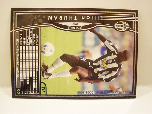 Panini WCCF 2004-05 Lilian Thuram 1972 France No.21 Juventus Italy Serie A #133 - Picture 3 of 6