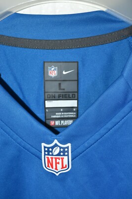 Nike On Field NFL Blue Jersey NFL Players Mens Size L | eBay