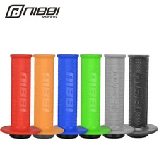NIBBI Racing Motorcycle Lock-On Rubber Hand Grips Motocross Dirt Bike Off-Road