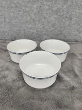 Lot Of 3 Lenox University Place Fruit Sugar Bowl 4” Diameter 2” Tall