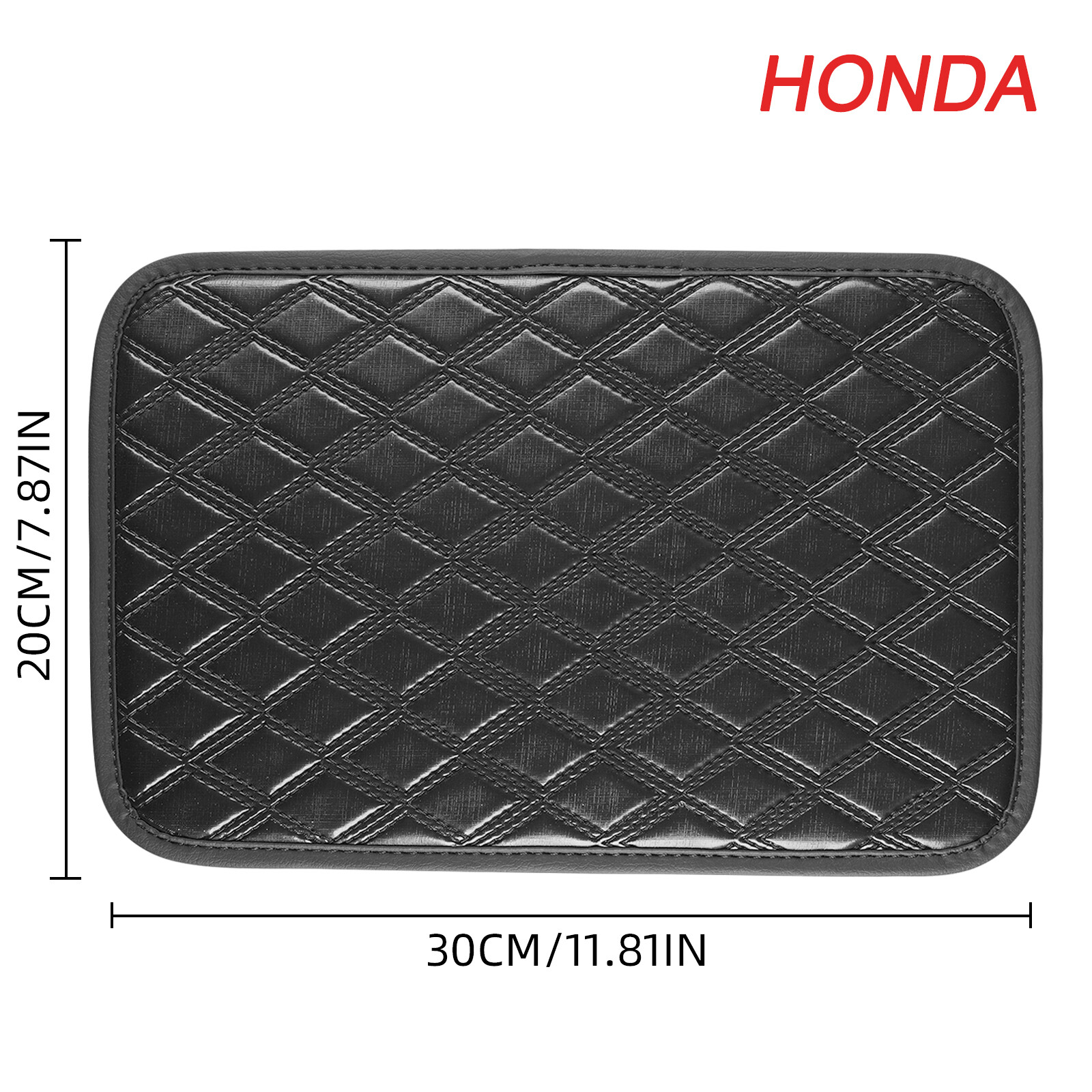 For Honda Car Center Console Armrest Cushion Cover Pad Mat Accessories 1Pcs