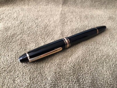 MONTBLANC 14K Gold 585 MEISTERSTUCK 146 Piston Fountain Pen Black