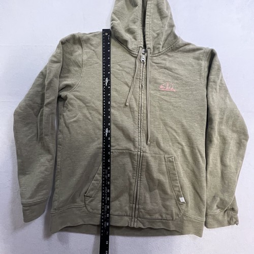 Outerknown Hoodie Men’s Large Green Full Zip Up Hemp Cotton Sweatshirt - Picture 7 of 9