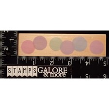 HERO ARTS RUBBER STAMPS H2959 DOT CIRCLES SHADOW BORDER BACKGROUNDS 1567