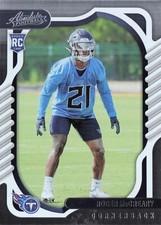2022 Panini Absolute Rookie Card RC #192 Roger McCreary Tennessee Titans. rookie card picture