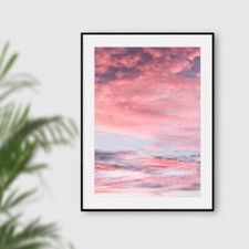 Pink Botanical Wall Art Prints Bedroom Living Room Pictures Posters Home Decor