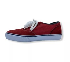 PHAT FARM Red CANVAS SUEDE GALLEY COOKOUT SHOES MENS US 9.5