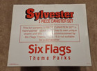 3 Section Sylvester And Tweety Cookie Jar Mint Condition Original Box Six Flags — photo 4