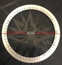 NEW SILVER METAL CHAPTER/REFLECTOR RING (30.9mm) FOR BULOVA ACCUTRON 214 WATCH