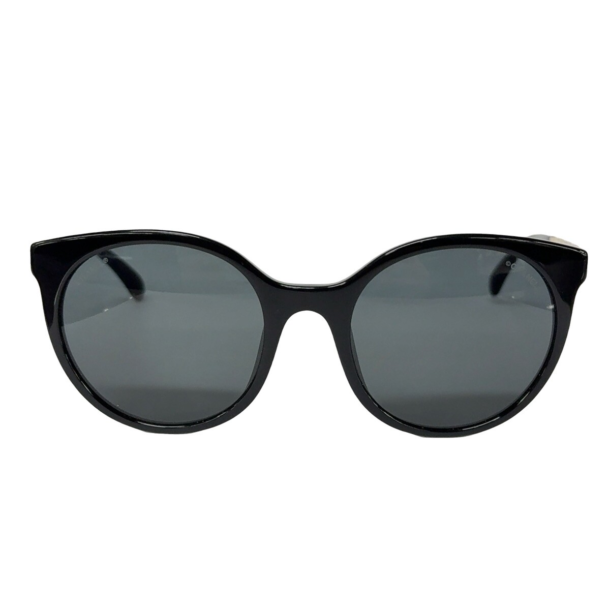 CHANEL ACETATE METAL PANTOS SUNGLASSES 5440-A BLACK GOLD 