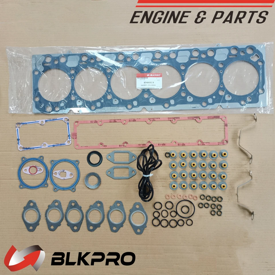 Fully Head Gasket Seal Upper Set For Dodge Ram 6.7L Cummins ISB QSB 24V 07-19 - Image 3 of 4