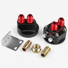 ADAPTADOR DE PLACA SÁNDWICH FILTRO DE ACEITE Kit de placa adaptadora de filtro de aluminio reubicar