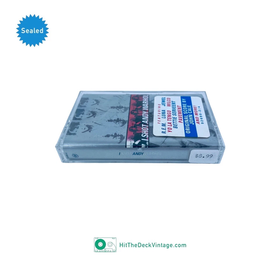 I Shot Andy Warhol Soundtrack Cassette Tape (1996) US 1st Luna REM Wilco SEALED - Image 3 of 4