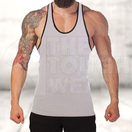Gym Singlets - Men's Tank Top for Bodybuilding and Fitness - Stringer Sports - Picture 28 of 30