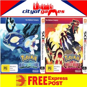 POKEMON ALPHA SAPPHIRE & OMEGA RUBY 3DS Games