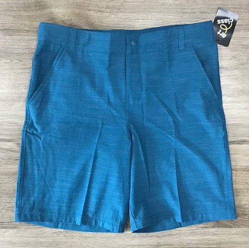 Boys' Hybrid Swim Shorts Trunks 'Above Knee' art class Teal size 14 Husky - Picture 4 of 6